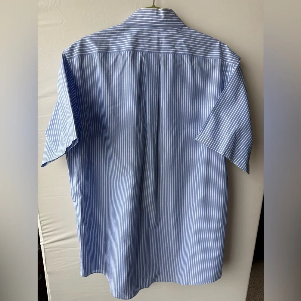 Brooks Brothers 364 Men's Blue Striped Shirt • Size 16 - Picture 5 of 7